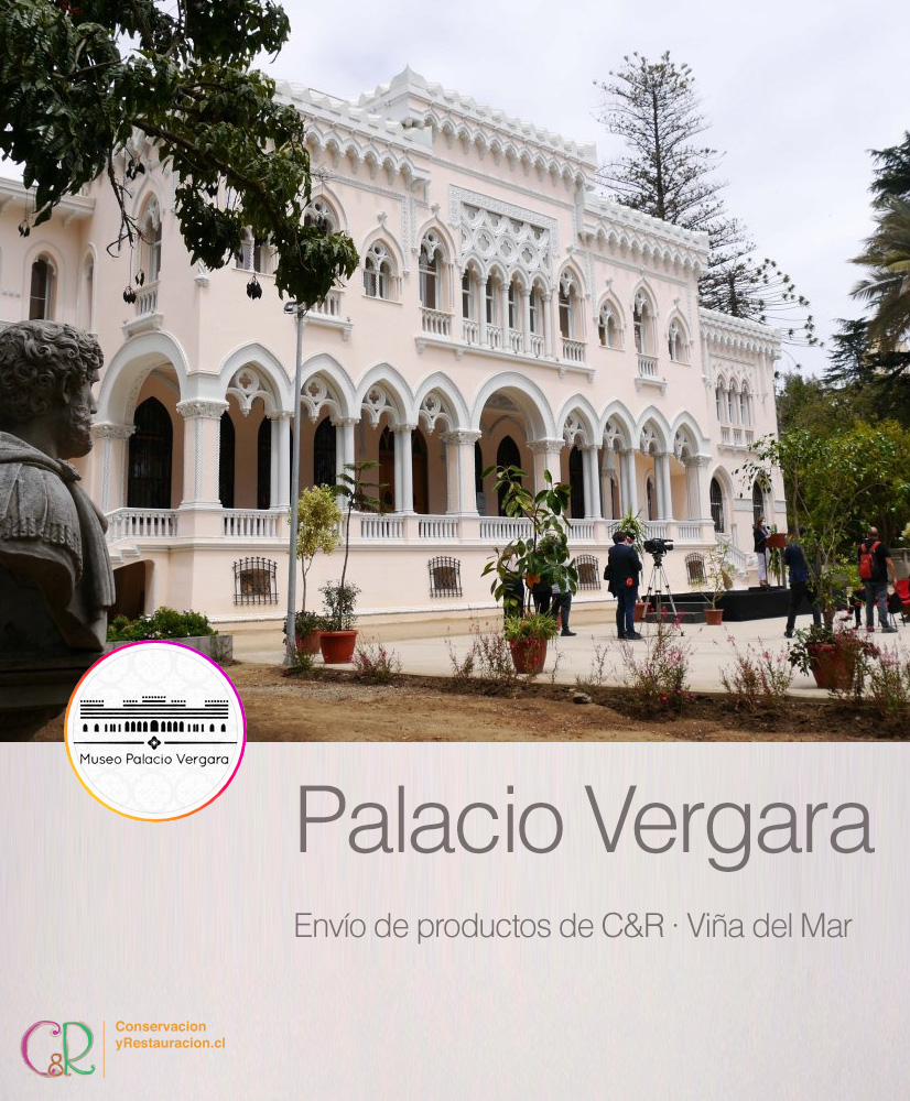 Envío de materiales de Conservación al Museo Palacio Vergara – Viña del Mar