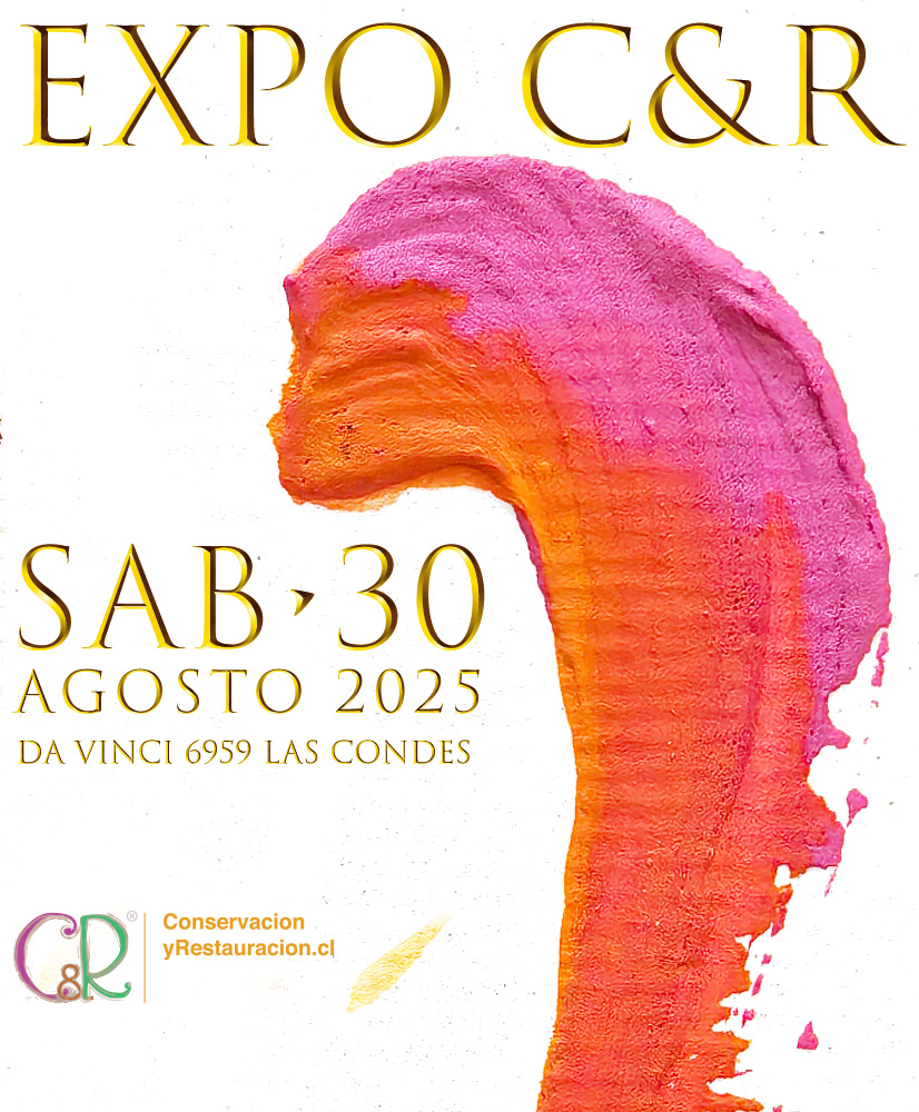 Te esperamos en la Expo de Conservación y Restauración: 30/8/2025 ! :Barnices · Pigmentos puros · Dorado · Técnicas de Enmarcación de Obras
