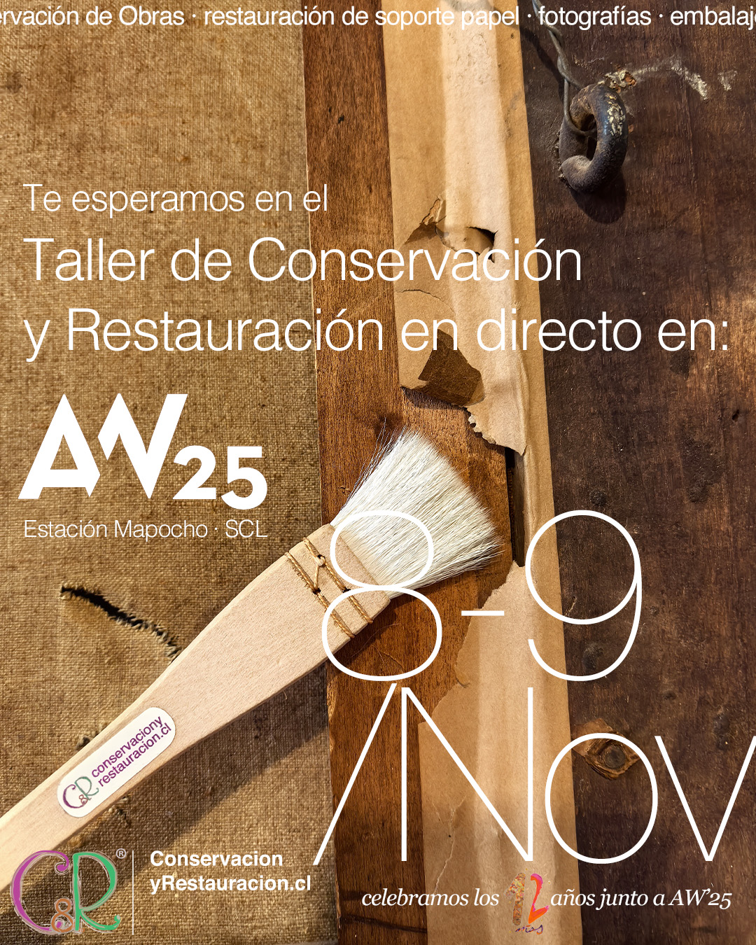 ArtWeek 2025: Taller de Conservación y Restauración en Directo!